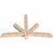 Ekena Millwork Alberta Smooth Timber Gable Bracket, Douglas Fir, 84"W x 53"H x 5 1/2"D x 5 1/2"F, 15/12 Pitch GBW084X53X0606ALB00SDF - alternate 3
